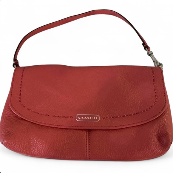 Coach Handbags - Coach Park Leather Large Flap Wristlet Semi Shoulder Bag